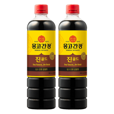 몽고식품 몽고간장 진골드, 900ml, 2개