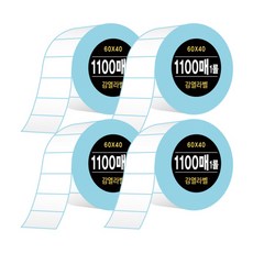 다다 감열라벨지 1100매, 4롤