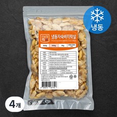 신선작 자숙 바지락살 (냉동), 500g, 4개