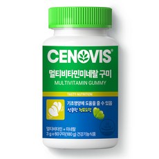 세노비스 멀티비타민 미네랄구미, 60정, 1개 1개, 180g
