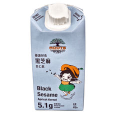 ROOTS of quality foods 優源好食 黑芝麻杏仁飲 原味, 300ml, 6瓶