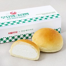 후앙 서울우유 우유생크림빵, 420g, 1개