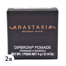 Anastasia 渾然天成持久定型眉膠 Granite 灰黑色 4g 雙入組, 2個