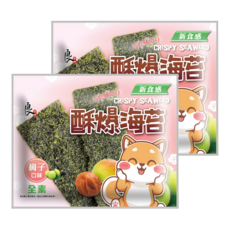 良澔 酥爆海苔 梅子口味, 32公克, 32g, 2包