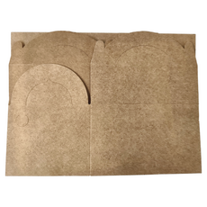 萬鴻 9K手提盒, 10入, 14.5 x 10.5 x 9cm, 牛皮/白, 10個
