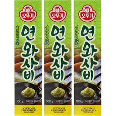 오뚜기 연와사비, 100g, 3개