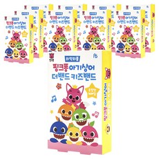 아텍스 핑크퐁 아기상어 더밴드 캐릭터 키즈밴드 혼합형, 16매입, 10개 16개입, 10개