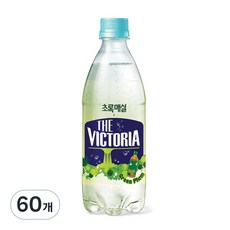 웅진 더빅토리아 초록매실 탄산음료, 60개, 500ml