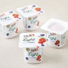 요플레 라이트 슈퍼베리, 80g, 4개입