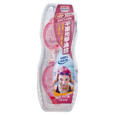 SUCCESS 成功 平面光學泳鏡 S622, 黃樑尺寸可調整, 100%矽膠, 長效防霧抗UV, S622 顏色隨機, 1個, S/M/L