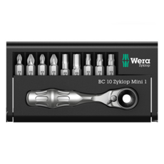 Wera 073645頂級複合式棘輪扳手 10件 KK-ZYKLOP MINI1, 1組