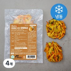 맛의고수 대파품은 바삭 야채튀김 (냉동), 180g, 4개