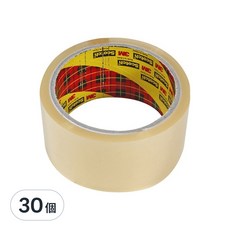 3M Scotch 透明膠帶 6捲裝, 48公厘x90碼, 黏性持久不易斷裂, 透明, 30個