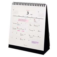 아이씨엘디자인 Desk Calendar 2025 M, 1개, 블랙