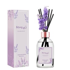 Fancy U 薰衣草滿天星款室內擴香瓶 (200ml), 薰衣草花園/英國梨小蒼蘭/四月棉香/亞麻麝香, 薰衣草花園 Garden Lavender, 1瓶