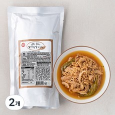 정원 양념이 잘배여 촉촉하고 부드러운 닭가슴살 장조림, 2개, 1kg