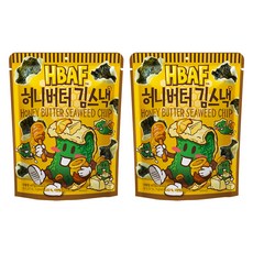 바프 허니버터 김스낵, 40g, 2개