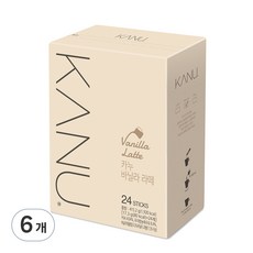 카누 바닐라 라떼, 17.3g, 24개입, 6개