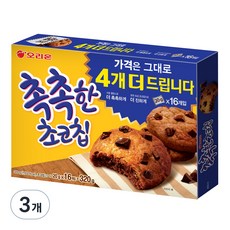 오리온 촉촉한 초코칩, 320g, 3개