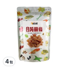 元氣家 高纖五香蒟蒻條, QQ有嚼勁, 富含膳食纖維, 200g, 4包