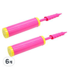 PARTYSHOW 手壓空氣注入器, 粉色, 6個