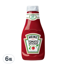 Heinz 亨氏 蕃茄醬, 美國原裝進口家庭號新包裝 倒立瓶, 1.123L, 6瓶