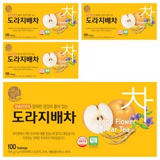 우리차 송원식품 도라지배차, 1g, 100개입, 4개