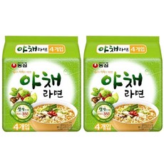 농심 야채라면, 8개