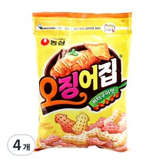 농심 오징어집 지퍼백, 260g, 4개