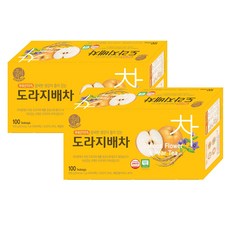 우리차 송원식품 도라지배차, 1g, 100개입, 2개