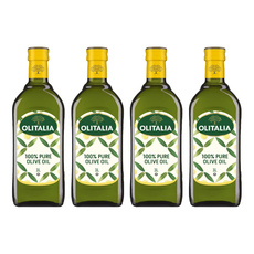 OLITALIA 奧利塔 純橄欖油, 世界星級主廚首選, 品質卓越, 1L, 4瓶
