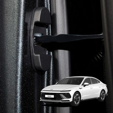MAYTON 改裝車門防撞墊 4入, 黑色, 現代索納塔邊緣