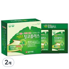 일양약품 서클존 징코플러스, 120정, 2개