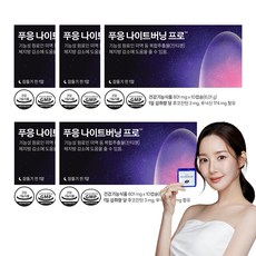 푸응 닥터블릿 나이트버닝 프로 잔티젠 수면 다이어트 보조제 601mg, 10정, 5개