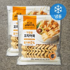 고래사어묵 가정용 꼬치어묵 밀가루 0% (냉동), 296g, 2개 296g, 2개