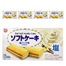 Deli 好食 薄鹽香草風味蛋糕, 6入, 108g, 5盒