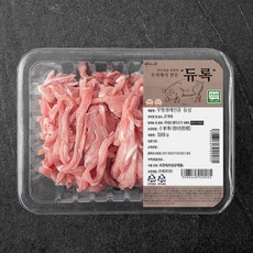 파머스팩 듀록 한돈 무항생제 인증 등심 잡채용 (냉장), 500g, 1개