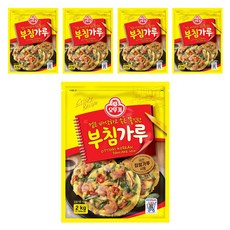 오뚜기 부침가루, 2kg, 5개