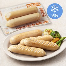 한끼통살 닭가슴살 더블 소시지 훈제맛 (냉동), 100g, 5개