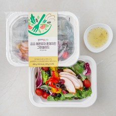 곰곰 레몬유자 훈제치킨 그린샐러드, 190g, 2개