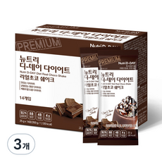 뉴트리디데이 다이어트 리얼 초코 쉐이크, 350g, 3개