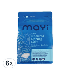 Mayi 土耳其天然噴泉粗鹽 500g,6入-天然無添加，提升料理風味