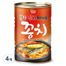 동원 김치찌개용 꽁치 통조림, 300g, 4개
