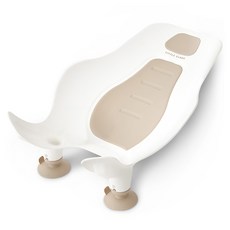 LITTLE CLOUD 嬰兒坐浴盆+壁掛勾, 米色(浴盆)