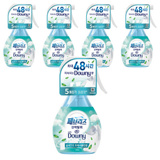 페브리즈 다우니 섬유탈취제 실내건조 프레시클린향 본품, 370ml, 5개