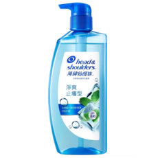 head&shoulders 海倫仙度絲 去屑護理洗髮露 淨爽止癢, 72小時控油X保水X蓬鬆, 含冰感薄荷精粹 親膚級果酸精華, 650g, 1瓶