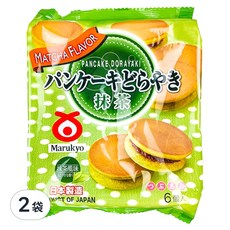 丸京 Marukyo 銅鑼燒 抹茶風味, 日本製造, 6個 Set, 324g, 2袋