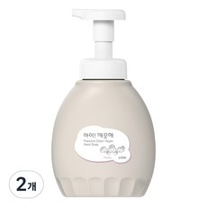 아이깨끗해 프리미엄 클린 비건 폼 핸드솝 피오니향, 450ml, 2개 450ml, 2개