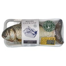 CATWANT 貓咪旺農場 100%貓薄荷小鯉魚, 天然木天蓼 100%填充, 小鯉魚, 1個