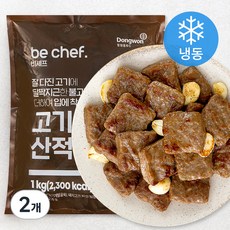 비셰프 고기산적 (냉동), 1kg, 2개 1kg, 2개
